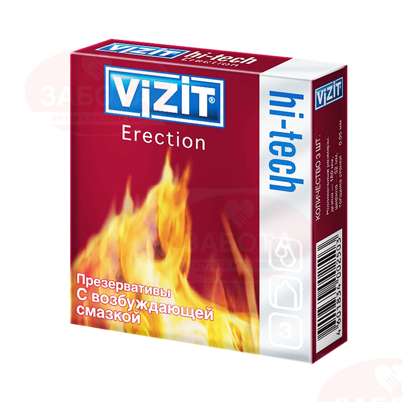 Презервативы VIZIT Hi-tech Erection №3